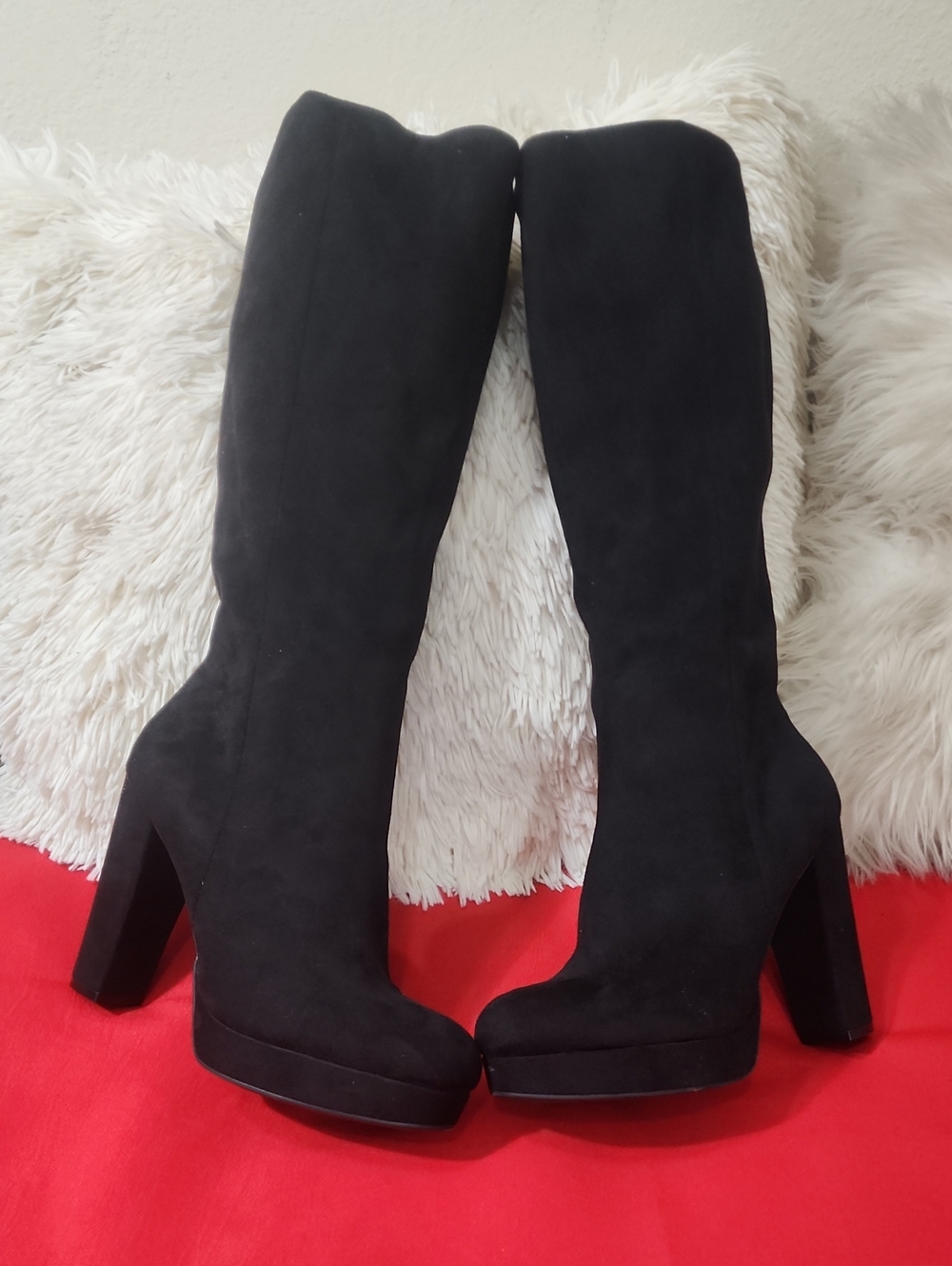 Jessica Simpson Lexie Black Over-the-Knee Platform Block Heel Boots